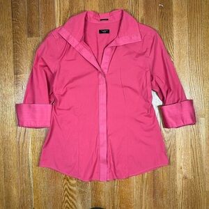 Pink Talbots button up shirt